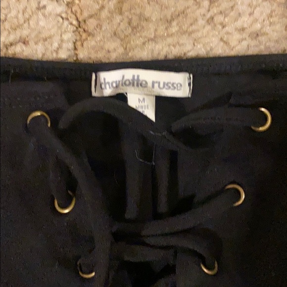 Black crop top - Picture 3 of 4